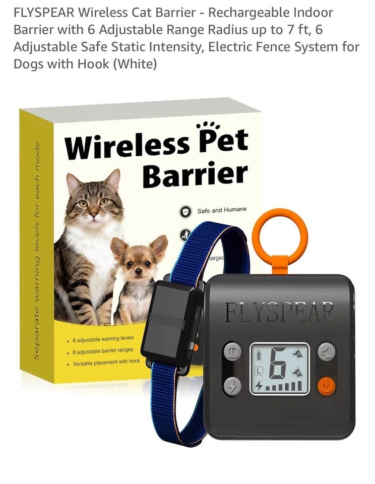 FLYSPEAR Wireless Cat Barrier - Rechargeable Indoor Barrier - photo 5