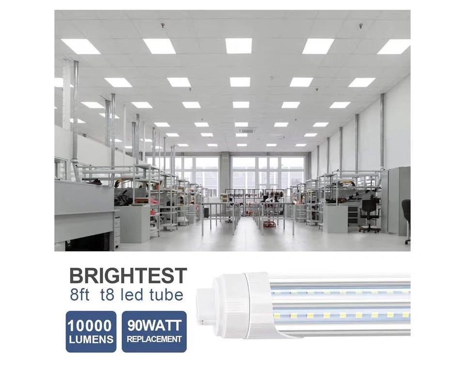 R17D LED T8 Tubes 8FT 90W 10000LM 6000K 6-Pack - photo 4