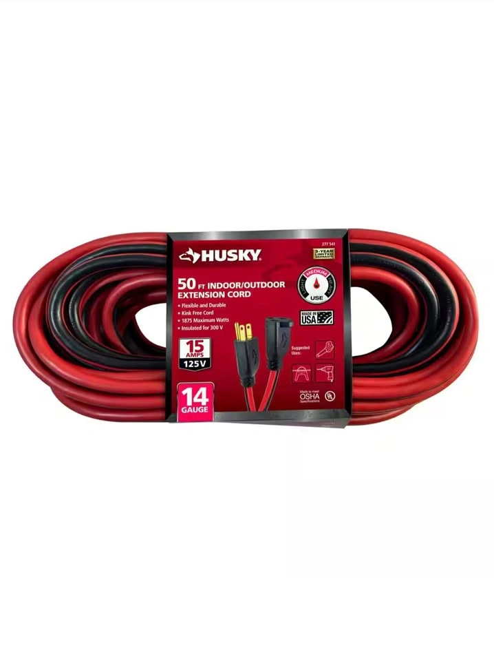 Husky 50 ft. 14/3 Medium Duty Indoor/Outdoor Extension Cord