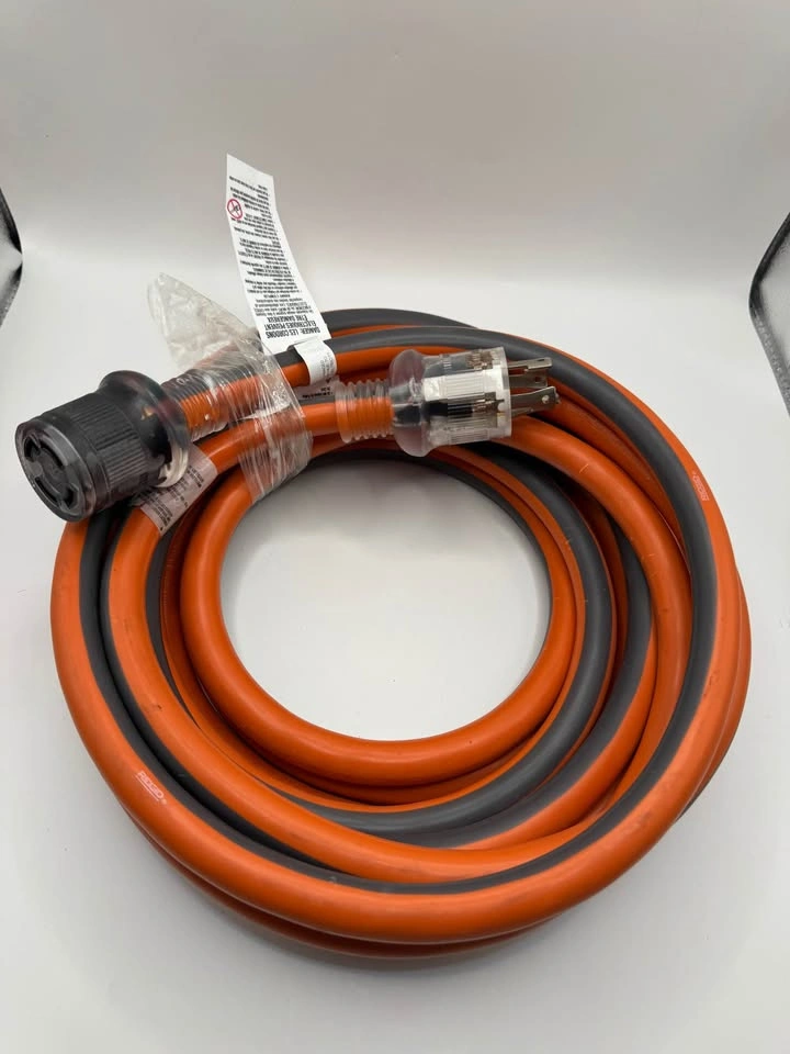 RIDGID 25 ft. 10/4 Heavy Duty Outdoor Generator Extension Cord - photo 3