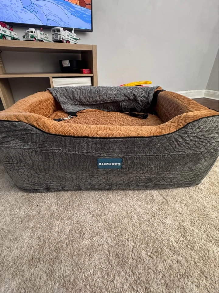 Dog Car Seat Bed AUPURES – Comfortable Pet Booster Seat - photo 2