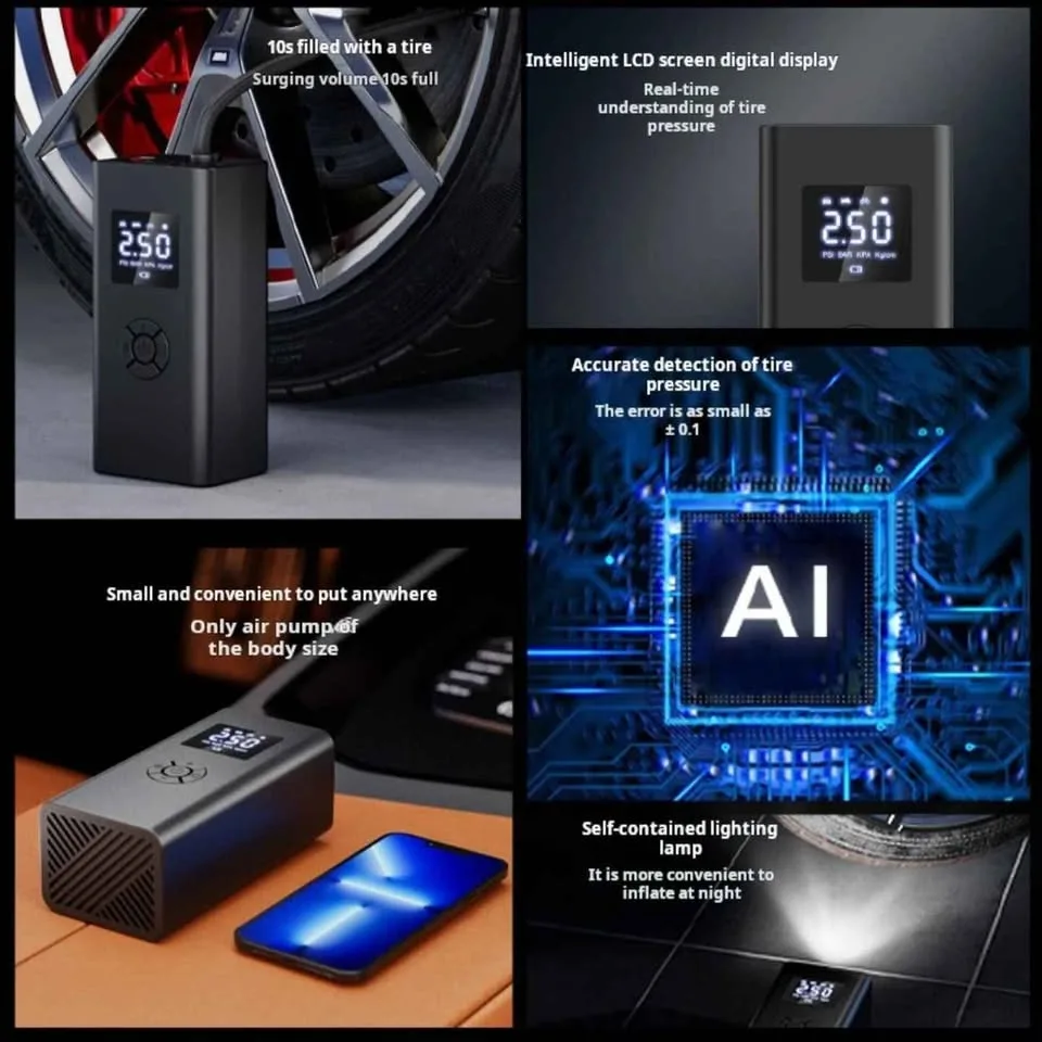 Air Compressor, Car Tire Inflator, 150 PSI image indicator(4)