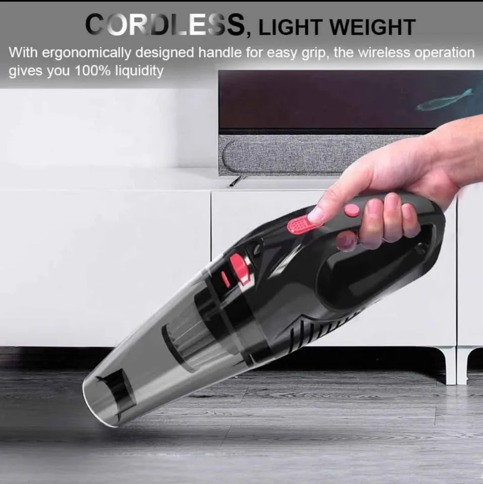 Car Vacuum, Cordless, 14000 PA, Multiple Attachments (NEW) image indicator(5)