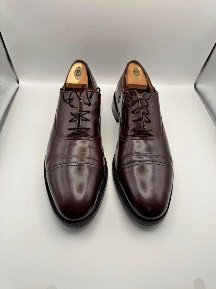 Johnston & Murphy XC4 Dark Brown Cap Toe Oxfords