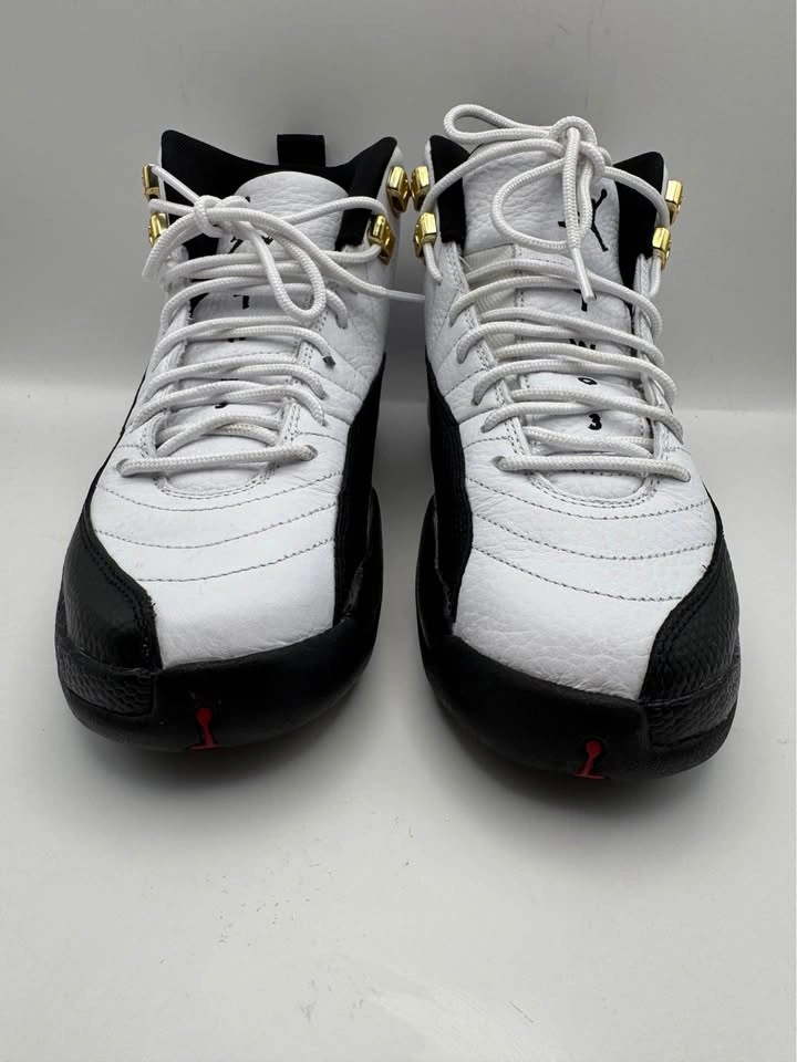 Jordan 12 Taxi GS 5.5Y White Black Gold - photo 3