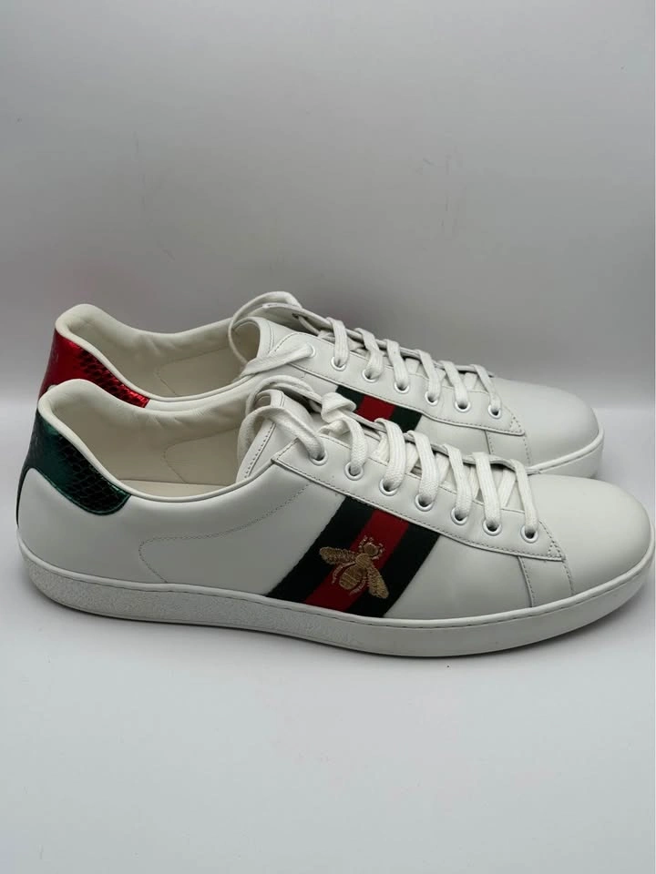 Gucci Ace Embroidered Bee Sneakers - photo 4