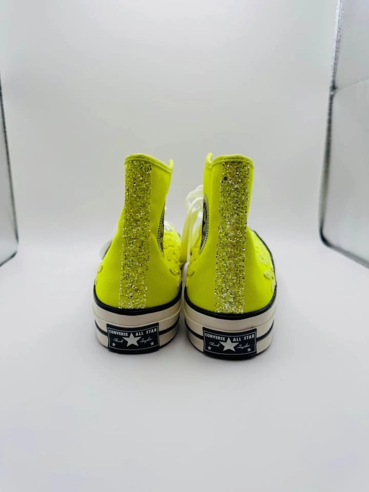 Converse Chuck 70 High Archival Glitter Flame - Lemon Venom - photo 3
