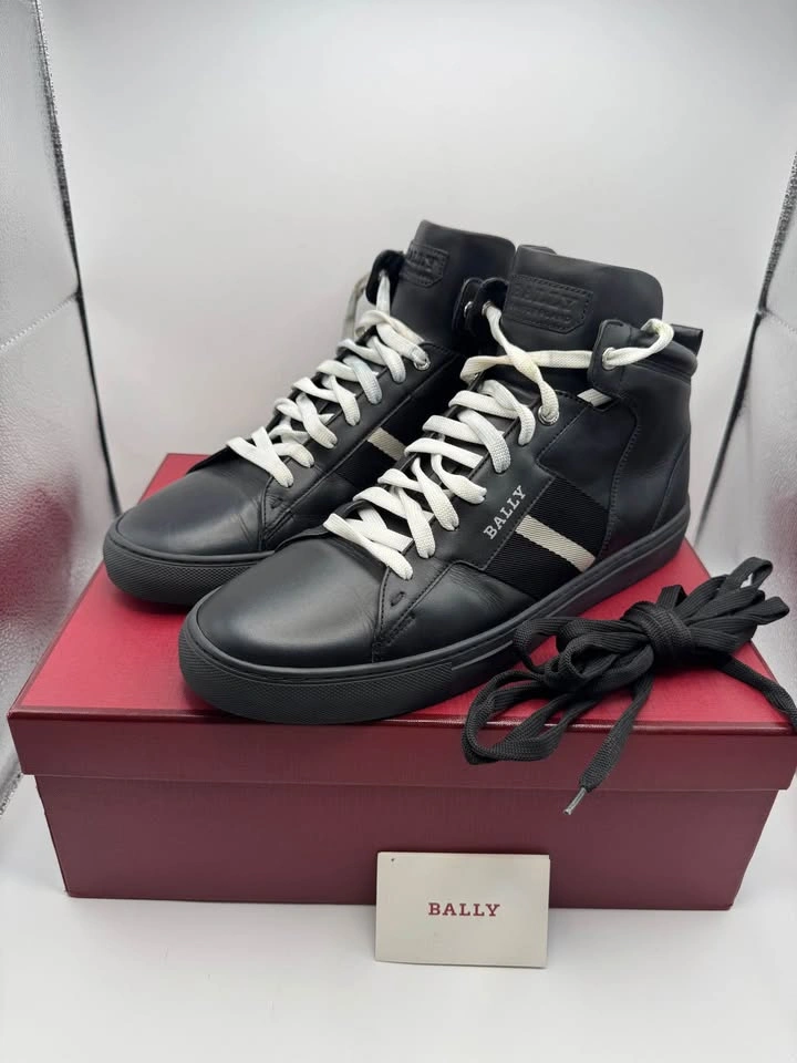 Bally luxury leather high top sneakers Size US 13.5 / EU 46.5