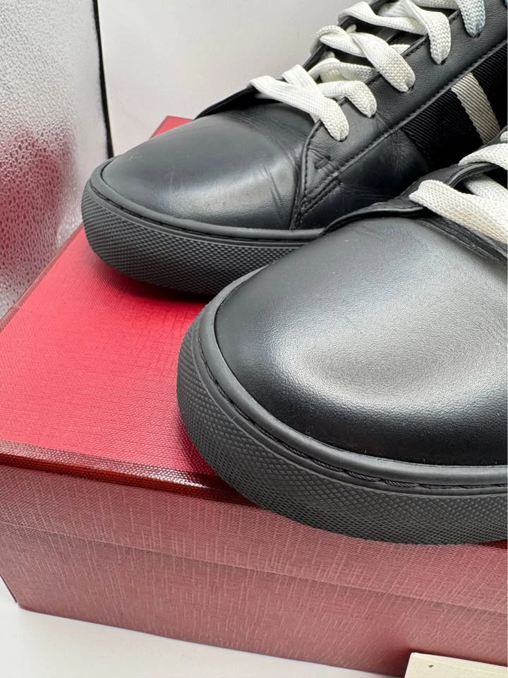 Bally luxury leather high top sneakers Size US 13.5 / EU 46.5 - photo 3