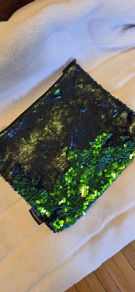 STYLE.LAB Reversible Sequin Pouch