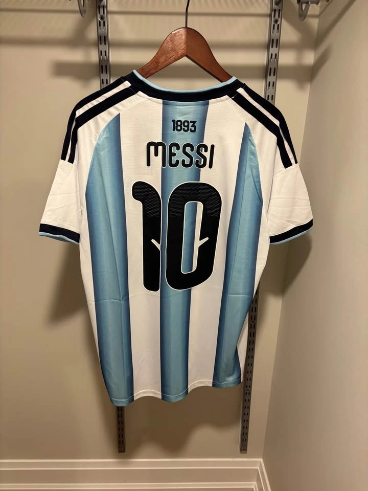 Adidas Argentina Soccer Jersey (Messi #10) – Multiple Sizes - photo 2