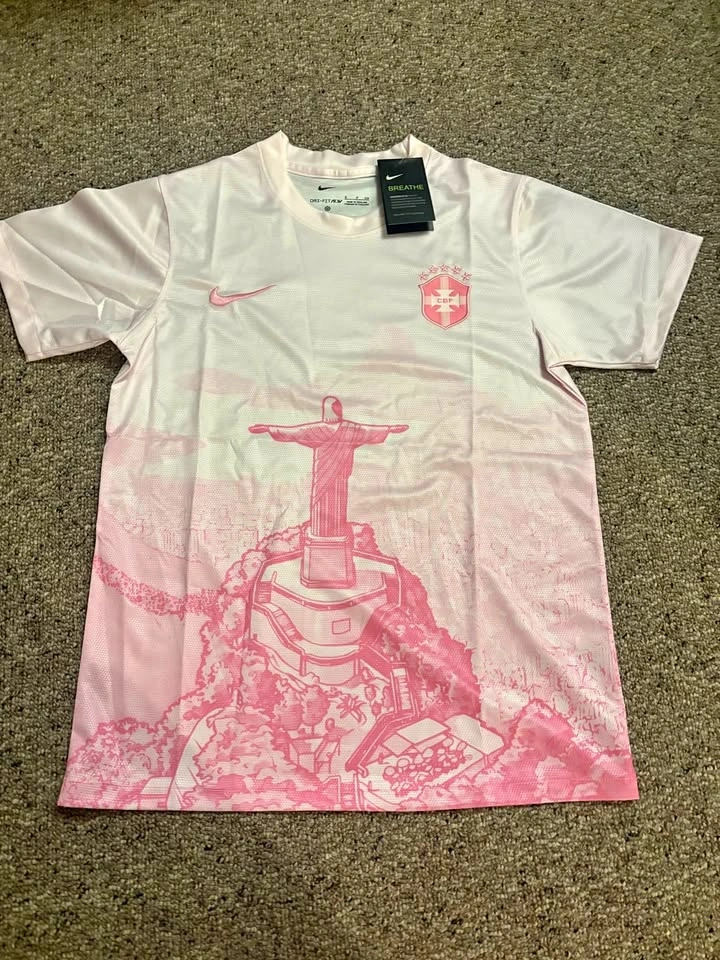 Brazil Pink Rio de Janeiro Soccer Jersey