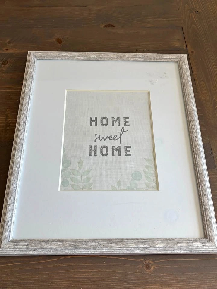 “Home Sweet Home” Framed Print — Farmhouse Style