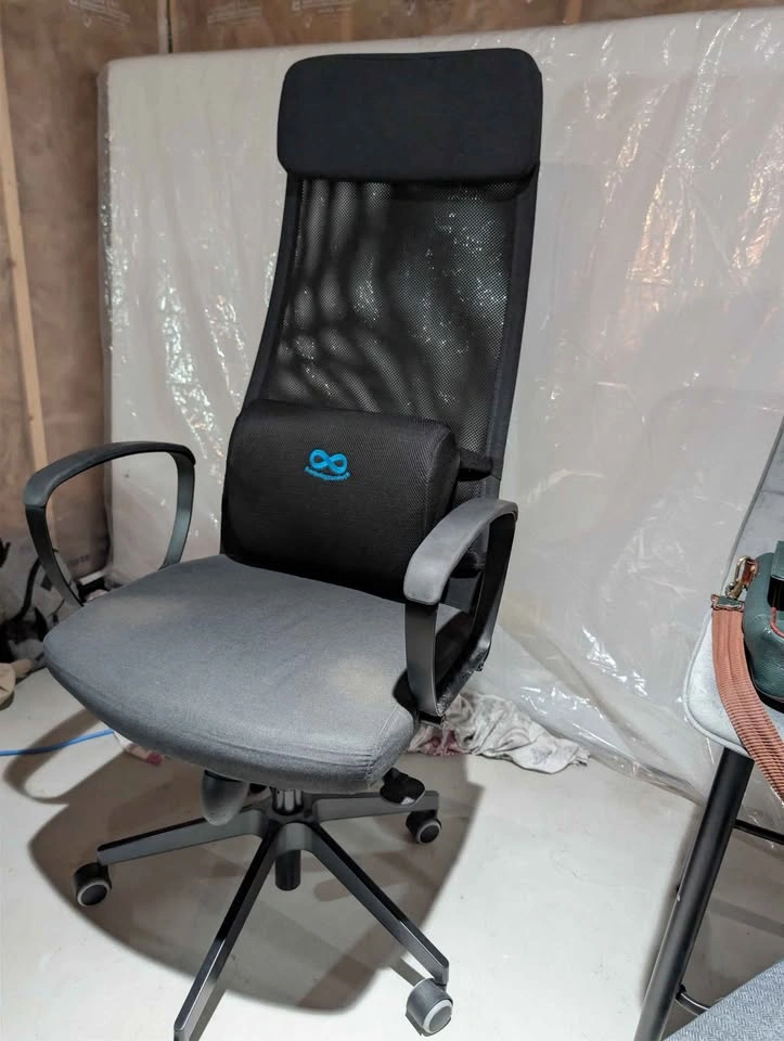 Ikea Office Chair and Back Cushion - photo 2