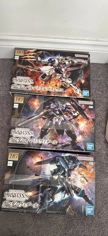 3 Bandai HG 1/144 Mobile Suit Gundam: Iron-Blooded Orphans