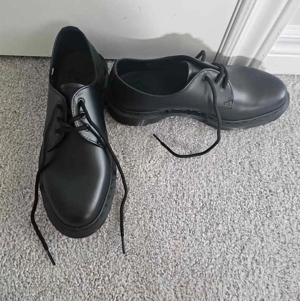 Dr. Martjn 1461 Mono Smooth Leather Oxford Shoes Size 8