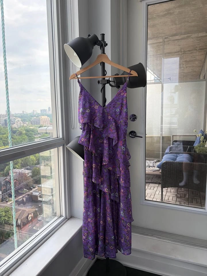 Size Small ASTR Purple Floral Dress (Brand New With Tags)