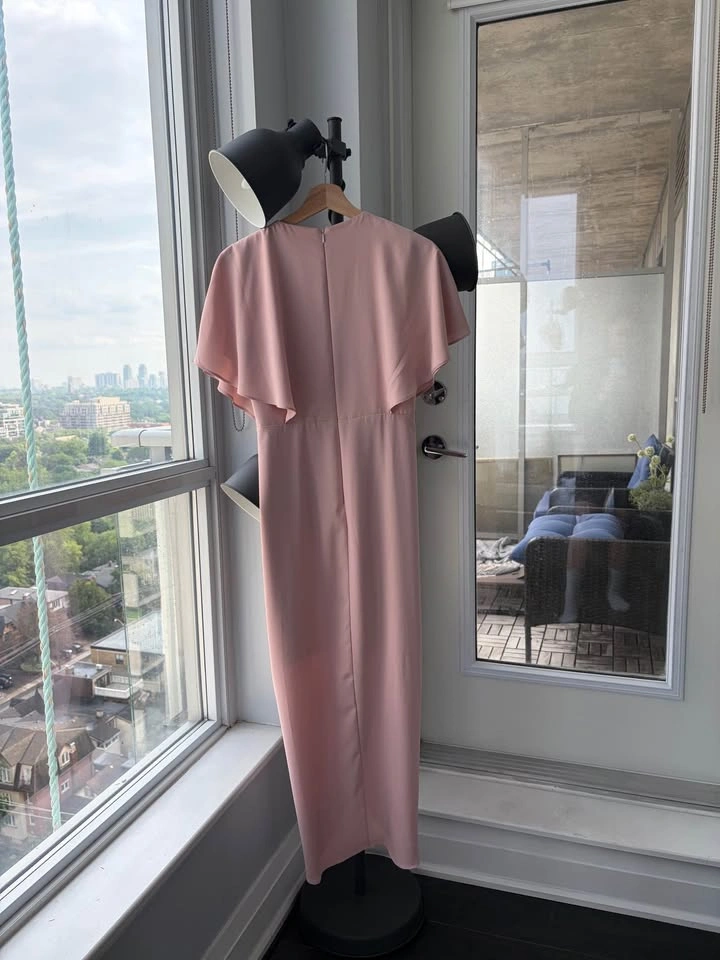 US Size 4 or Small Ever New Blush Pink Long Dress - photo 2