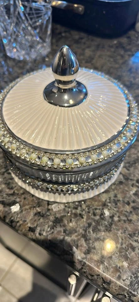 Decorative Glam Ceramic Canister Set