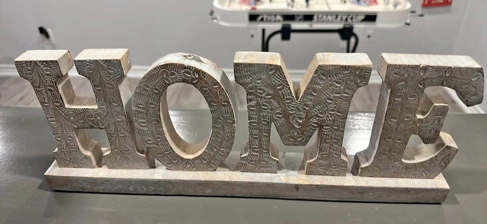 Rustic Wooden “HOME” Décor sign