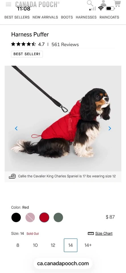 Canada Pooch Harness Puffer - photo 4