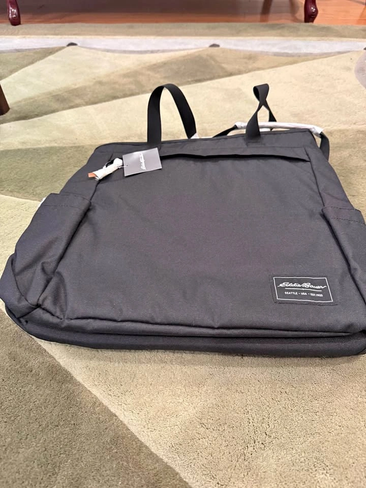 Eddie Bauer Black Backpack Tote