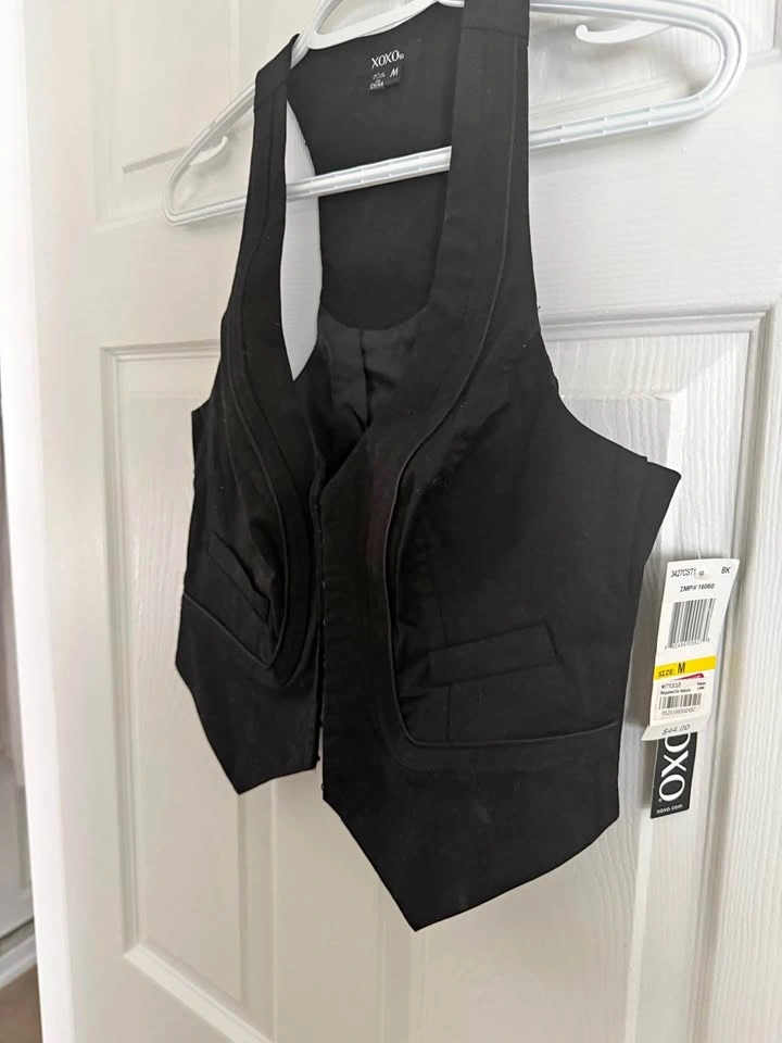 XOXO Black Vest Size M