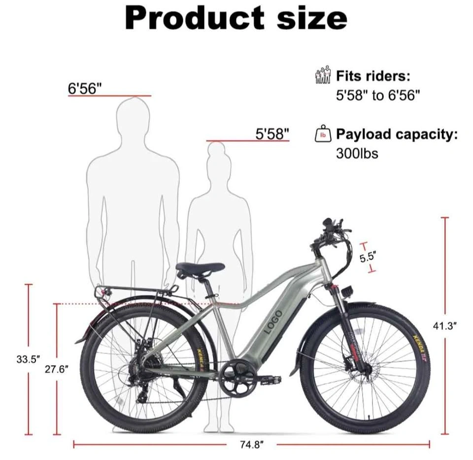 Light green fat tire e-bike with suspension - photo 3