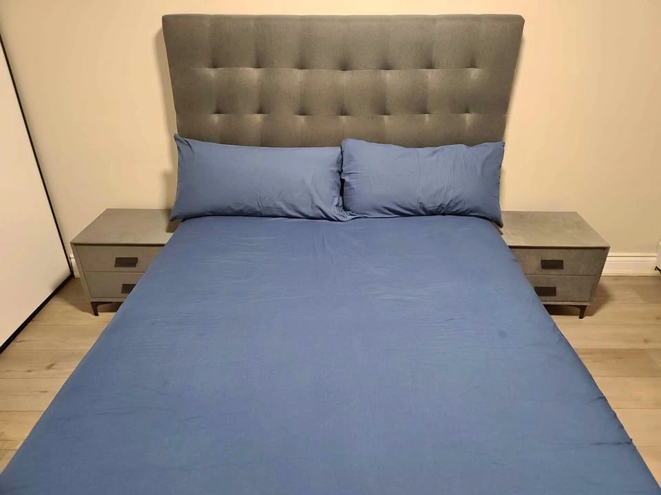 Queen Storage Bed Frame with 2 Matching Nightstands