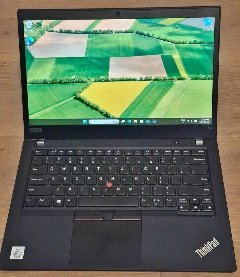Lenovo ThinkPad T14 14” Laptop- Intel i5-10th GEN/Touchscreen/8G