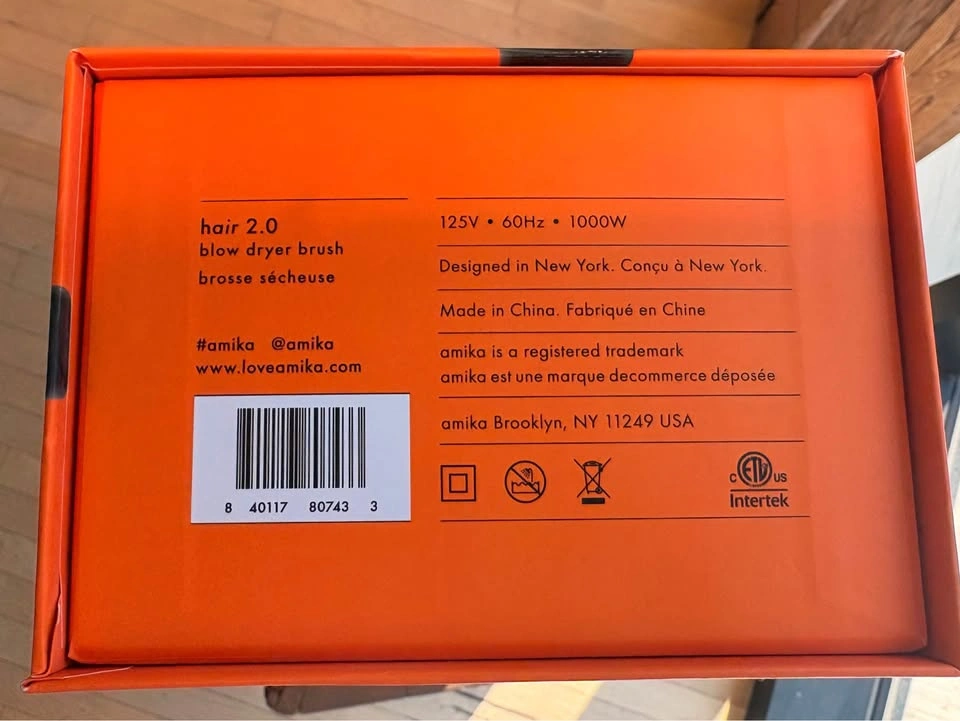 New in box Amika Hair 2.0 Blow Dryer Brush - photo 5