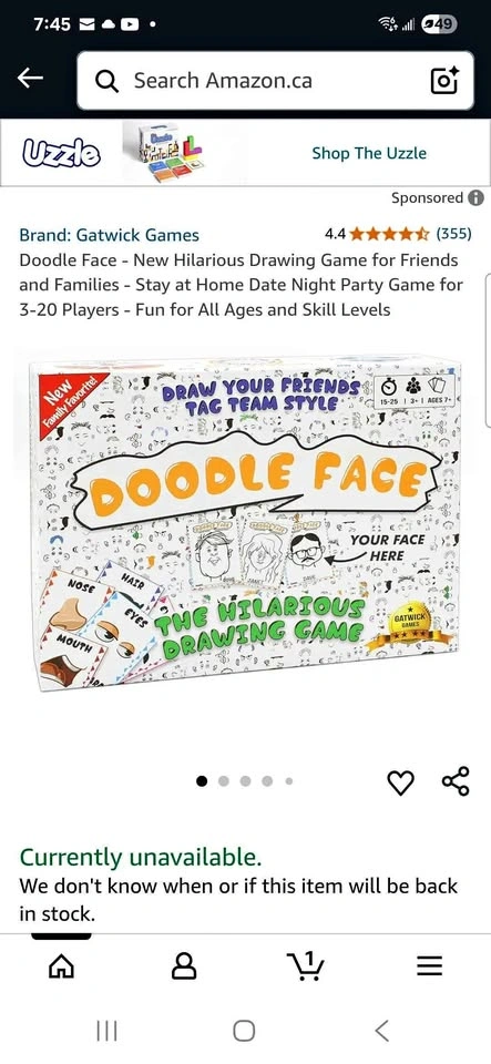 Doodle Face Drawing for Get together