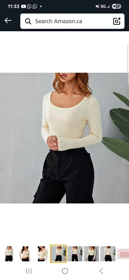 Crop Top full sleeve