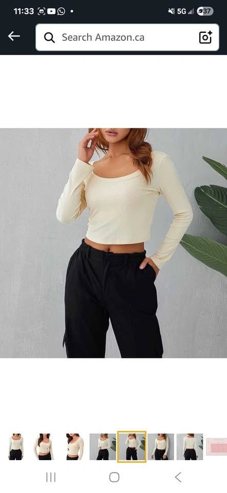 Crop Top full sleeve - photo 3