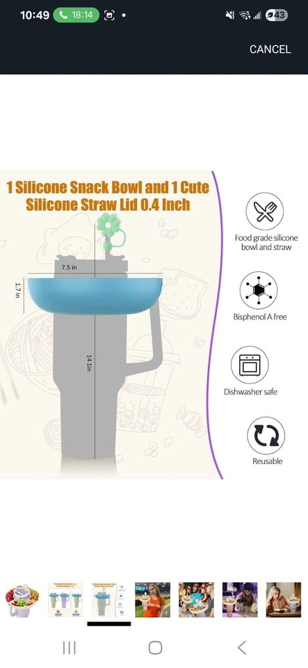 Snack Bowl Stanley Bowl - photo 4
