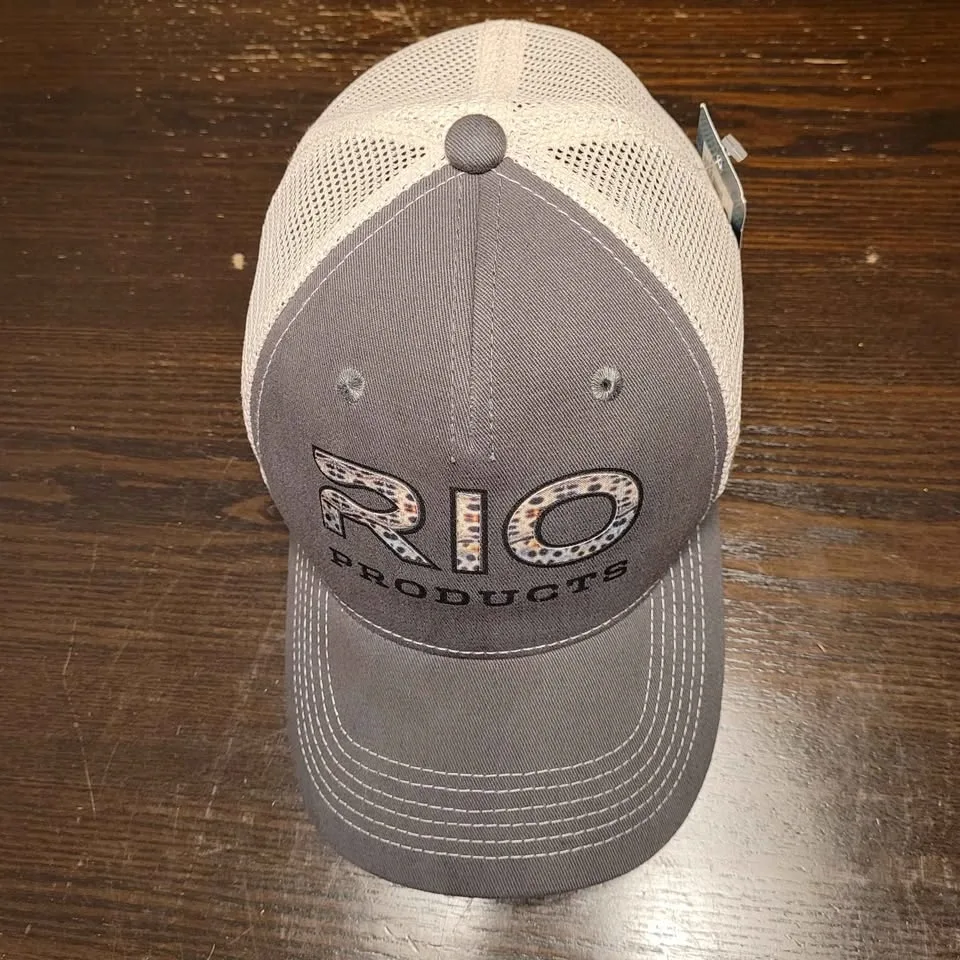 RIO Products Brown Trout Trucker Hat – Graphite Tan Mesh Snapbac - photo 2