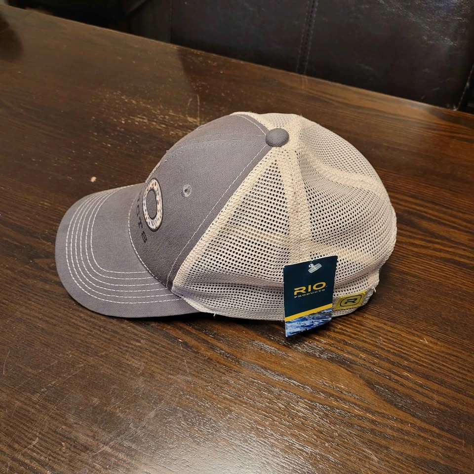 RIO Products Brown Trout Trucker Hat – Graphite Tan Mesh Snapbac - photo 3