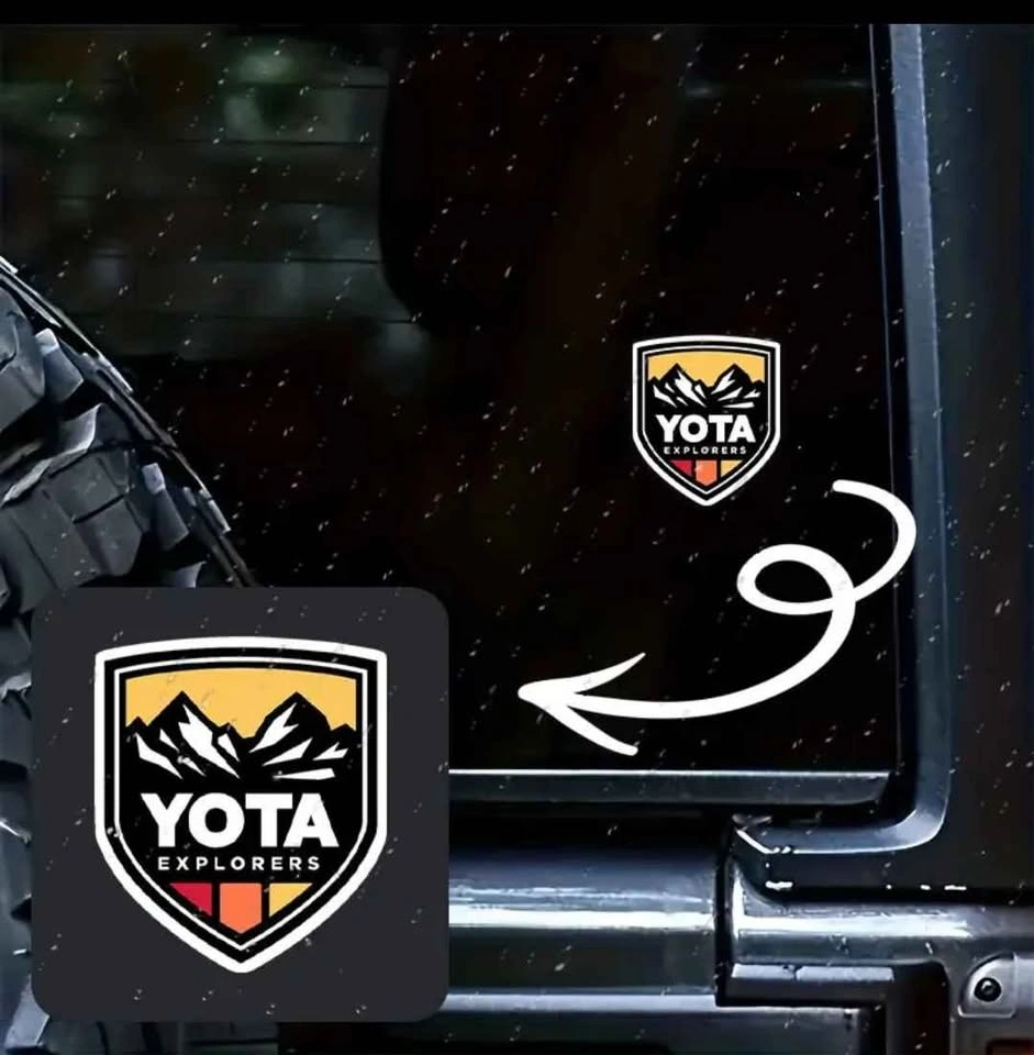 YOTA Explorers Mountain Badge Sticker - photo 2