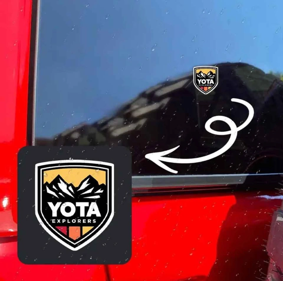 YOTA Explorers Mountain Badge Sticker - photo 3