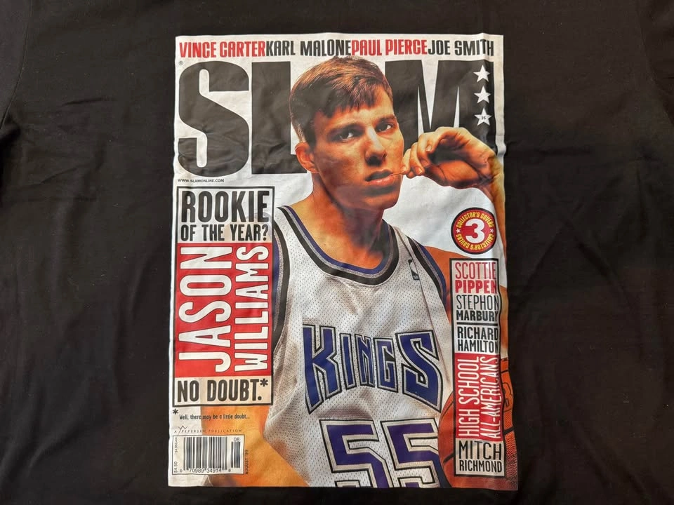 Jason Williams Sacramento Kings Slam Magazine Cover T-Shirt - photo 2