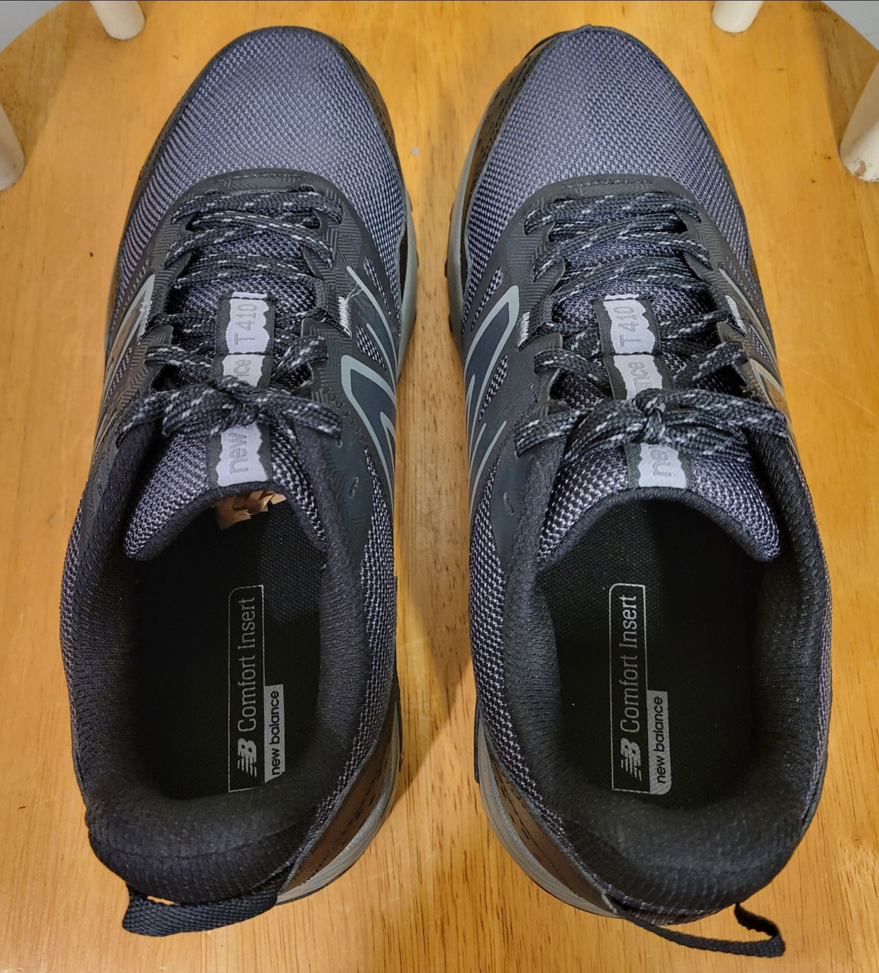 New Balance 410v8 Trail Running Shoes Black Grey Mens 9 4E - photo 4