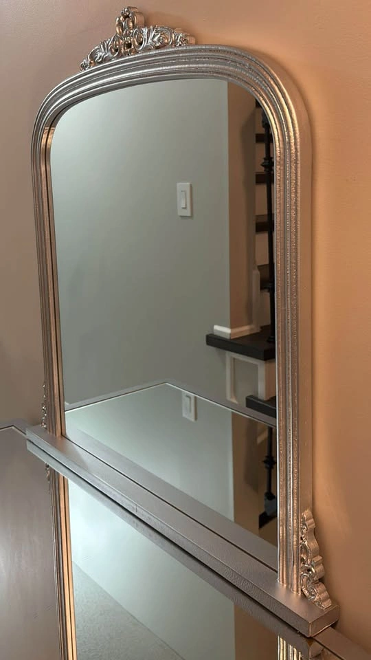 Accent Mirror and cabinet - photo 2
