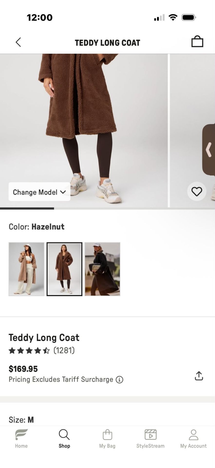 Teddy Long Coat - Medium - photo 4