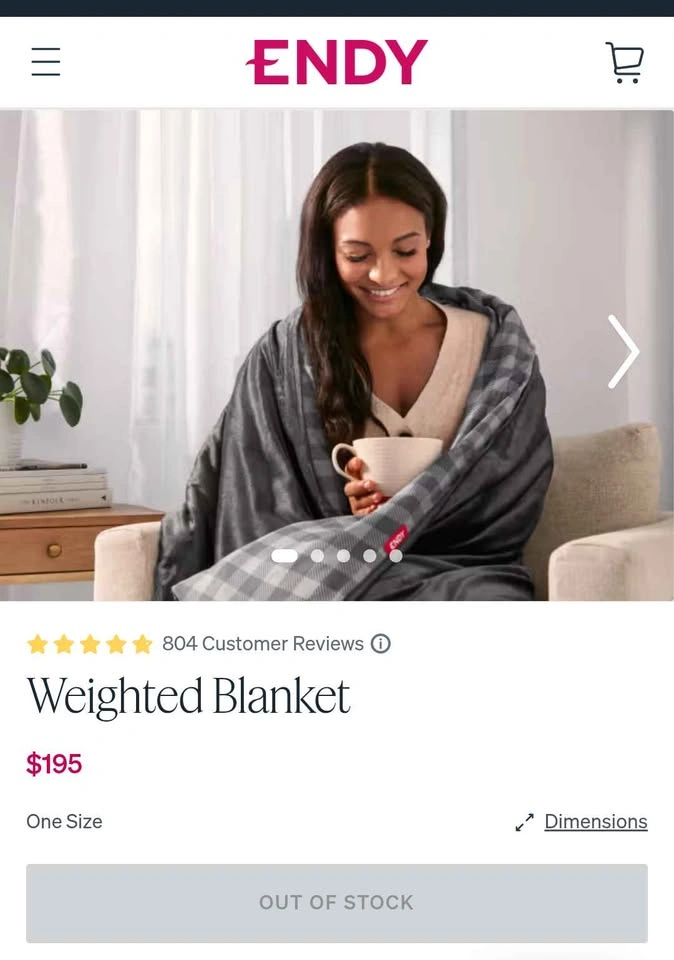 Endy Weighted Blanket - photo 2