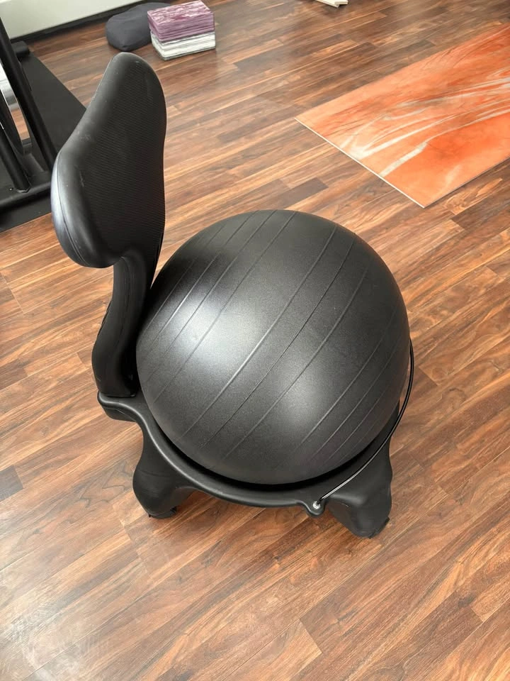 Stability Ball Desk Chair with Wheels & Back Support - photo 2