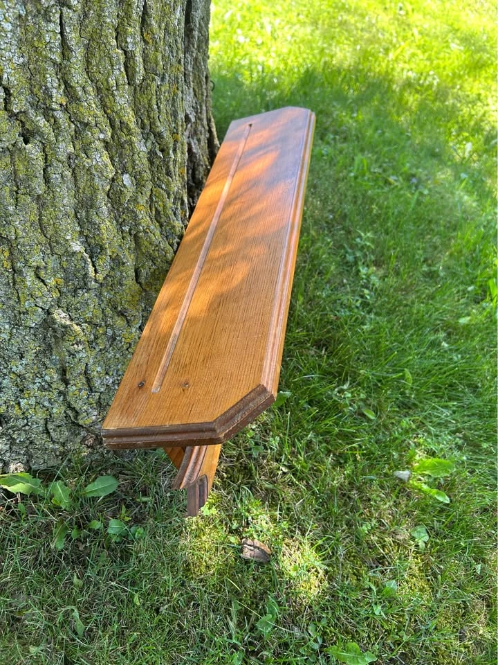 Vintage Wooden Bow and Ribbon Wall Shelf- Baby Girl Nursery - photo 4