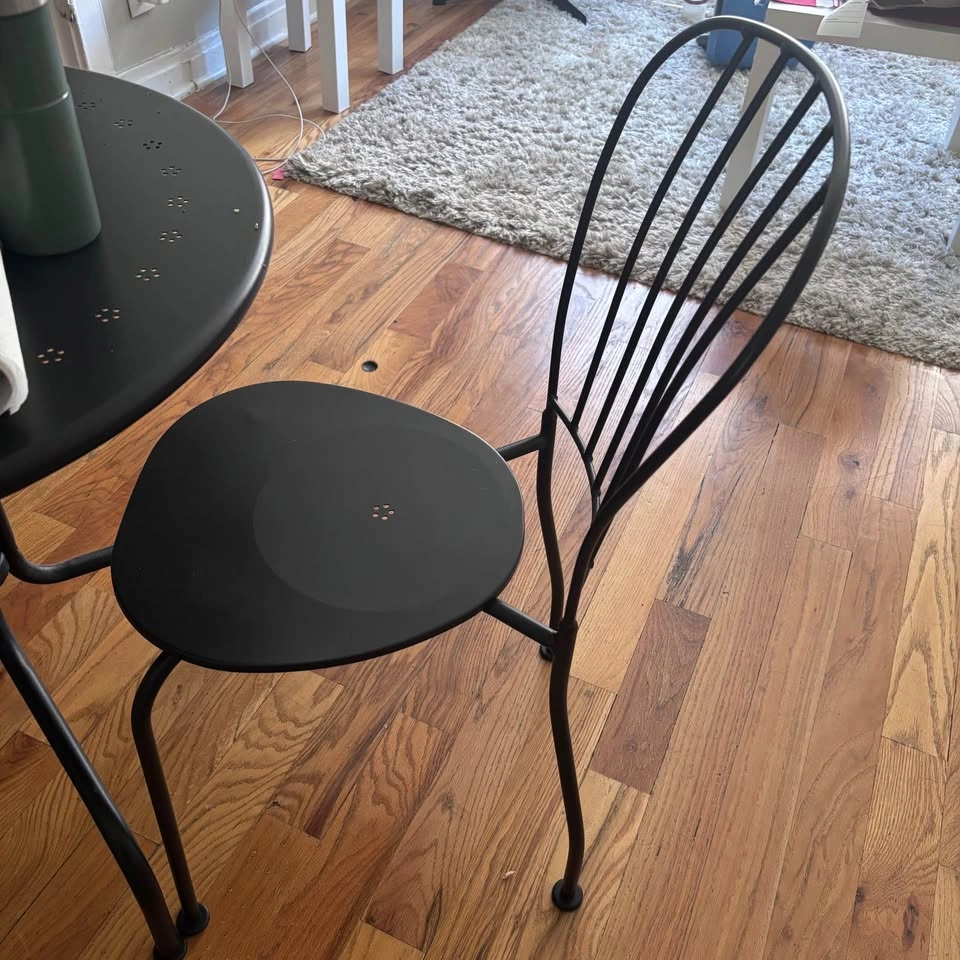 IKEA LACKO outdoor table w/two matching chairs - photo 2