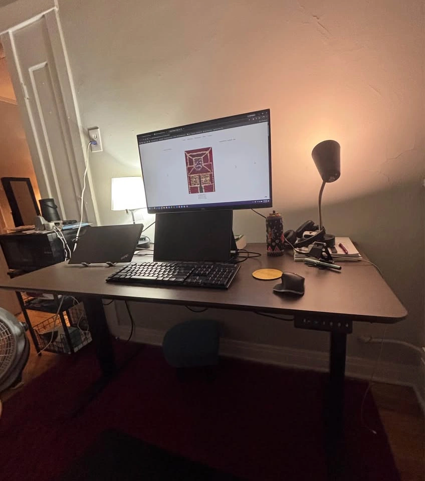 Flexispot Pro Standing Desk (E5) - Dark Bamboo frame (55x28) - photo 2