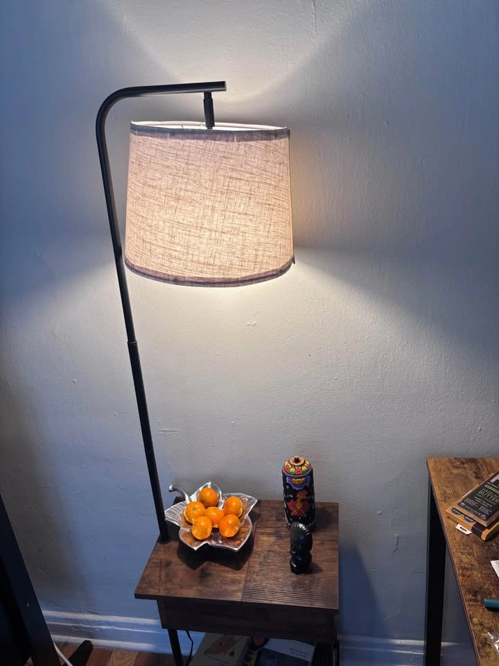 Rembert 62" Wood Tray Table Floor Lamp from Wayfair - photo 3