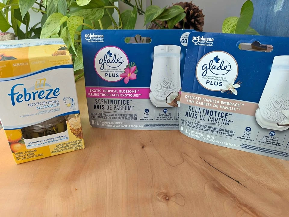 Scent Plug Ins (Glade/Febreeze) x3